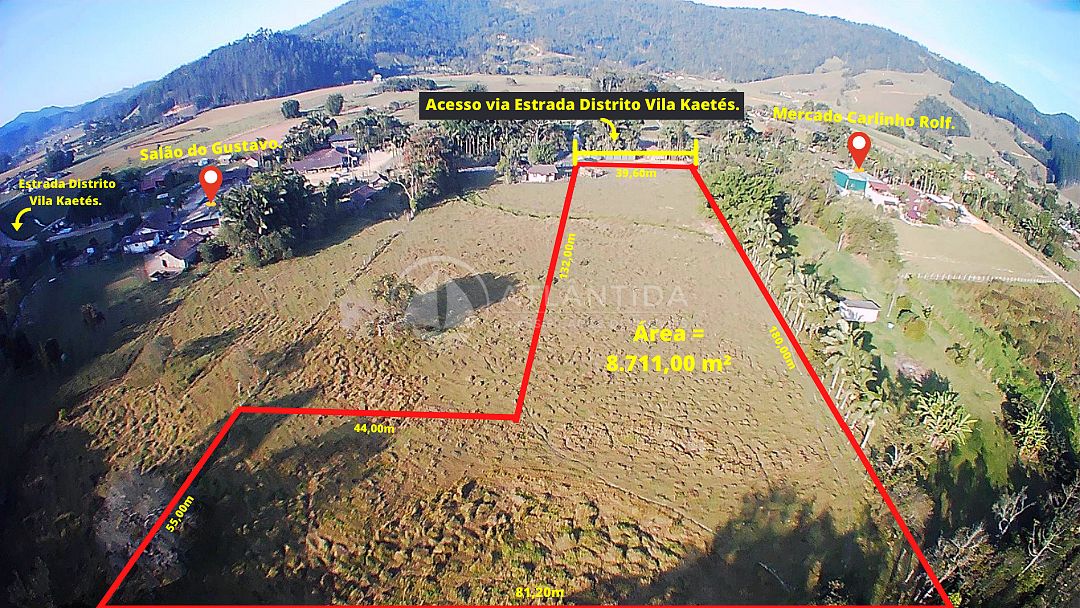 Área para chácara com 8711m² - Braço - Camboriú