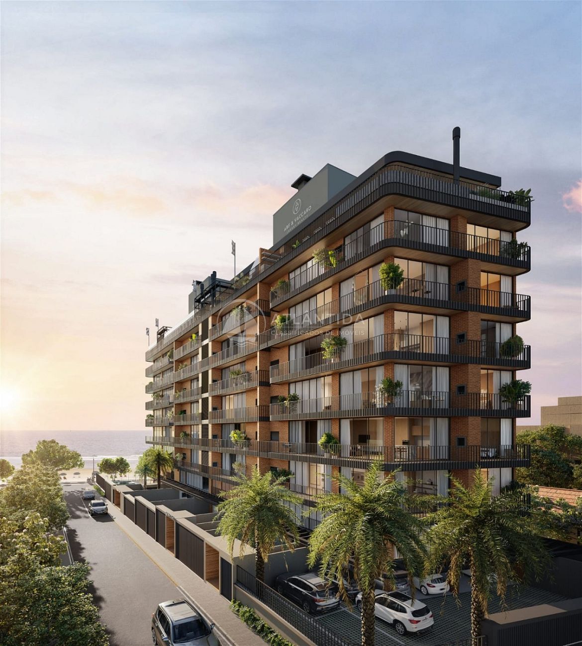 Apartamento 3 suítes Frente Mar Cabeçudas