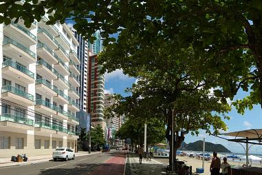 Apartamento com 3 quartos à venda e para alugar, 70m², 2 banheiros - Centro - Balneário Camboriú