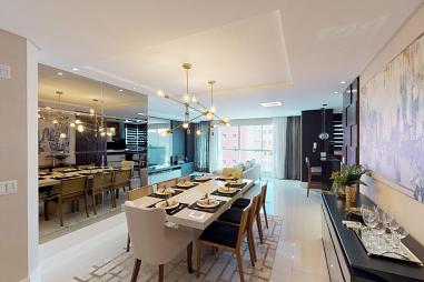 Apartamento com 3 quartos à venda, 131m², 4 banheiros, 2 garagens - Centro - Balneário Camboriú