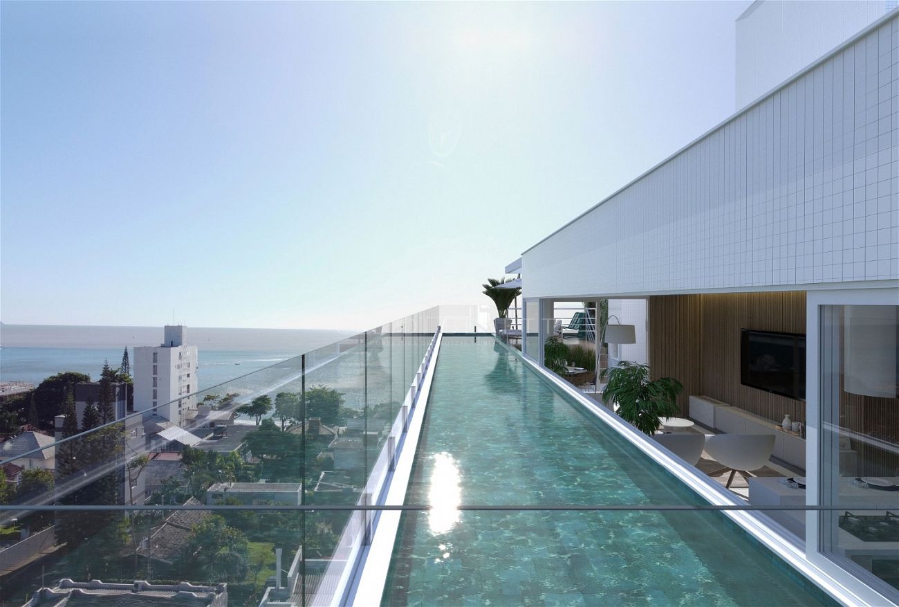 Cobertura de 3 suítes na praia de Cabeçudas