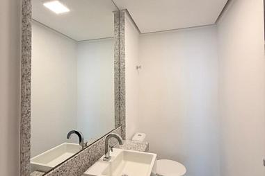 Apê alto padrão 3 quartos com varanda gourmet em Agriões