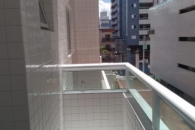 Apartamento com 1 quarto à venda, 44m², 1 banheiro, 1 garagem - Guilhermina - Praia Grande