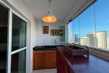 Apartamento com 3 quartos à venda, 120m², 3 banheiros, 2 garagens - Caiçara - Praia Grande