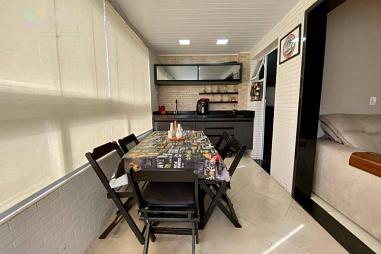 Apartamento com 2 quartos à venda, 90m², 3 banheiros, 2 garagens - Boqueirão - Praia Grande