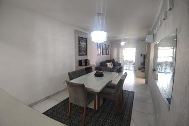 Apartamento com 3 quartos à venda, 125m², 4 banheiros, 2 garagens - Boqueirão - Praia Grande