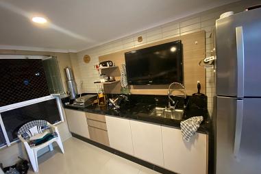 EXCELENTE APARTAMENTO, À 600m DO MAR E LAZER COMPLETO