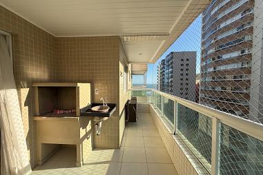 EXCELENTE APARTAMENTO A 70M  DO MAR E COM AREA DE LAZER COMPLETA