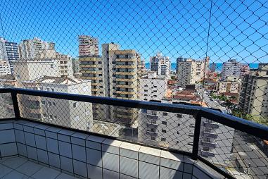 EXCELENTE COBERTURA TRIPLEX, À 450M DO MAR E LAZER COMPLETA