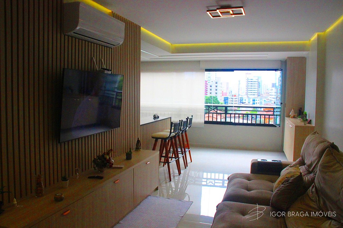 EXCELENTE APARTAMENTO, À 700M DO MAR E LAZER COMPLETO