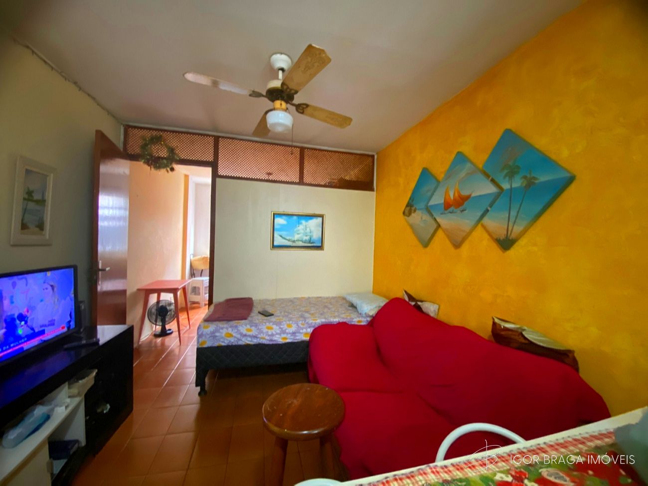 BELISSÍMA KITNET,  À 280M DO MAR