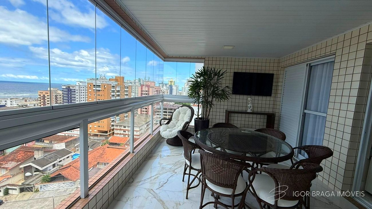 INCRÍVEL APARTAMENTO, Á 280M DO MAR COM LAZER COMPLETO