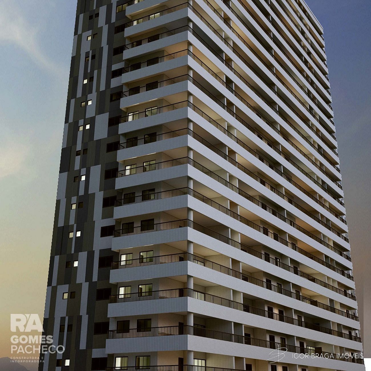 BELÍSSIMO APARTAMENTO, À 50M DO MAR E LAZER COMPLETO