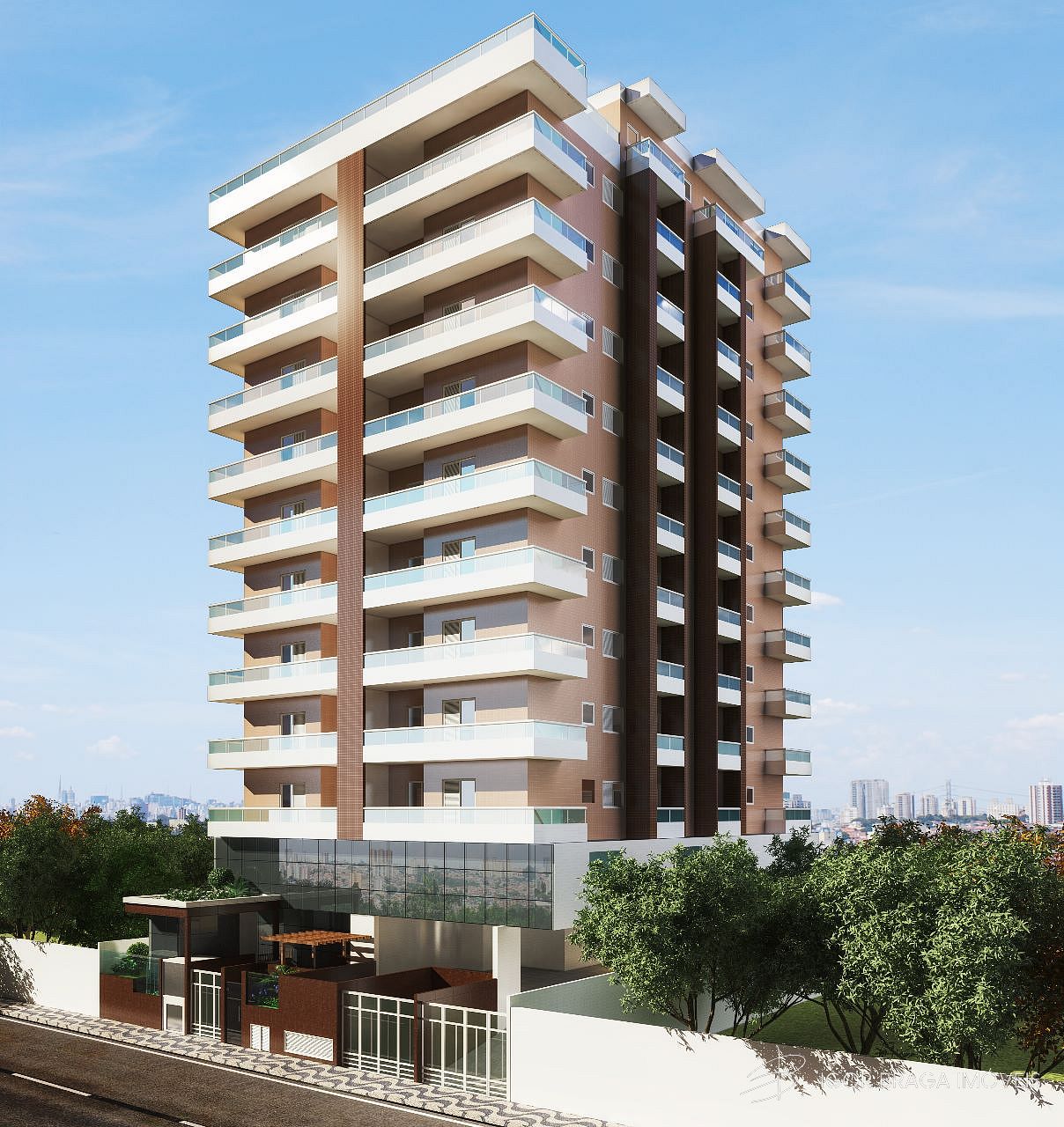 BELÍSSIMO APARTAMENTO, À 550M DO MAR E LAZER COMPLETO