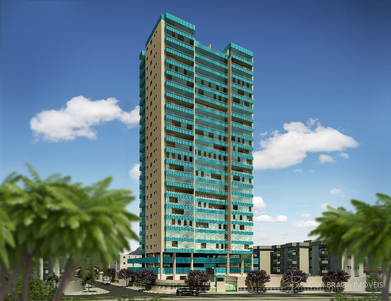 EXCELENTE LANÇAMENTO A 40M DO MAR COM AREA DE LAZER COMPLETO