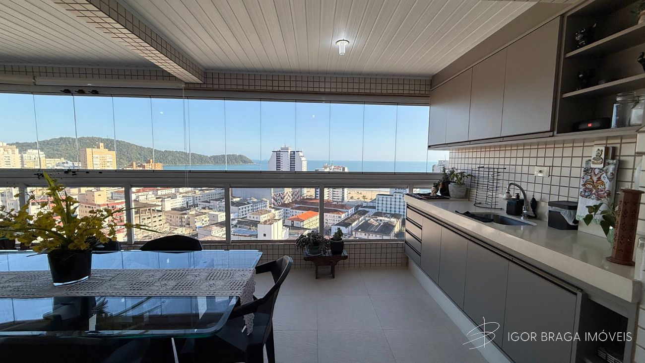 EXCELENTE APARTAMENTO A 300M DO MAR E COM ÁREA DE LAZER COMPLETA