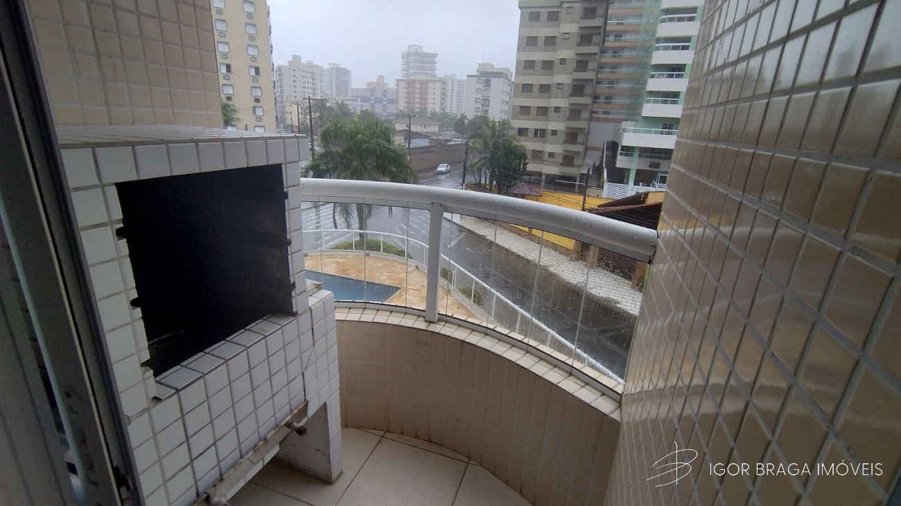 EXCELENTE APARTAMENTO A 250M DO MAR E COM ÁREA DE LAZER COMPLETO