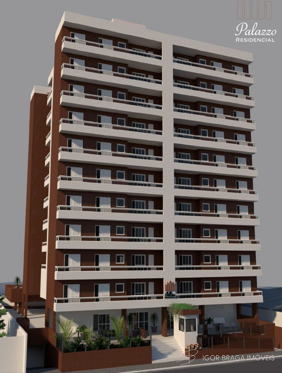 BELÍSSIMO APARTAMENTO, À 600M DO MAR E LAZER COMPLETO