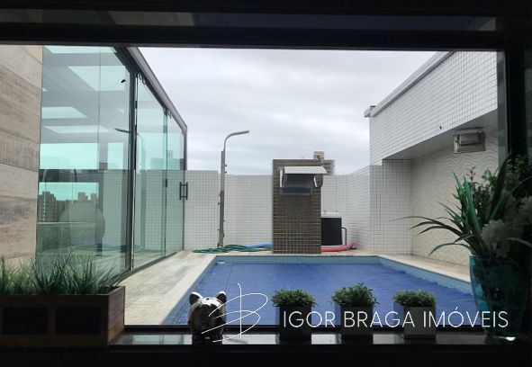 EXCELENTE COBERTURA, À 270m DO MAR E LAZER