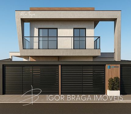 BELÍSSIMA CASA EM CONDOMÍNIO EM CONSTRUÇÃO Á 700 METROS DA PRAIA