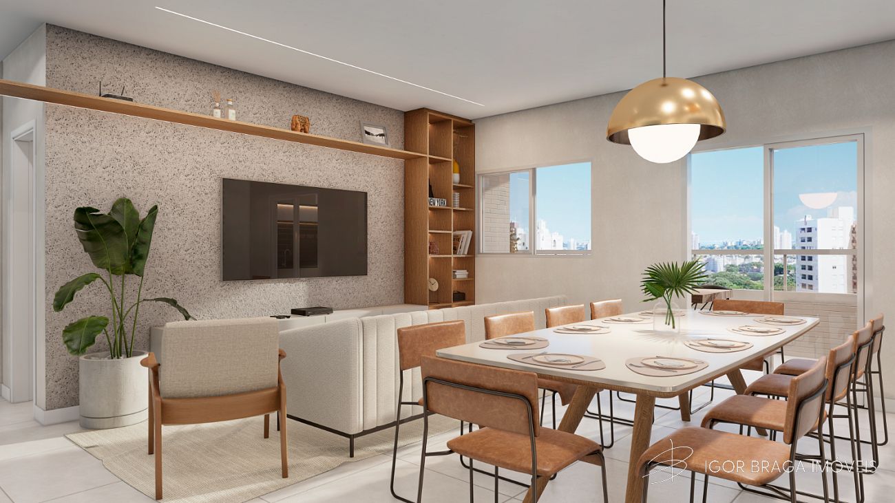 BELÍSSIMO APARTAMENTO, À 500M DO MAR E LAZER COMPLETO