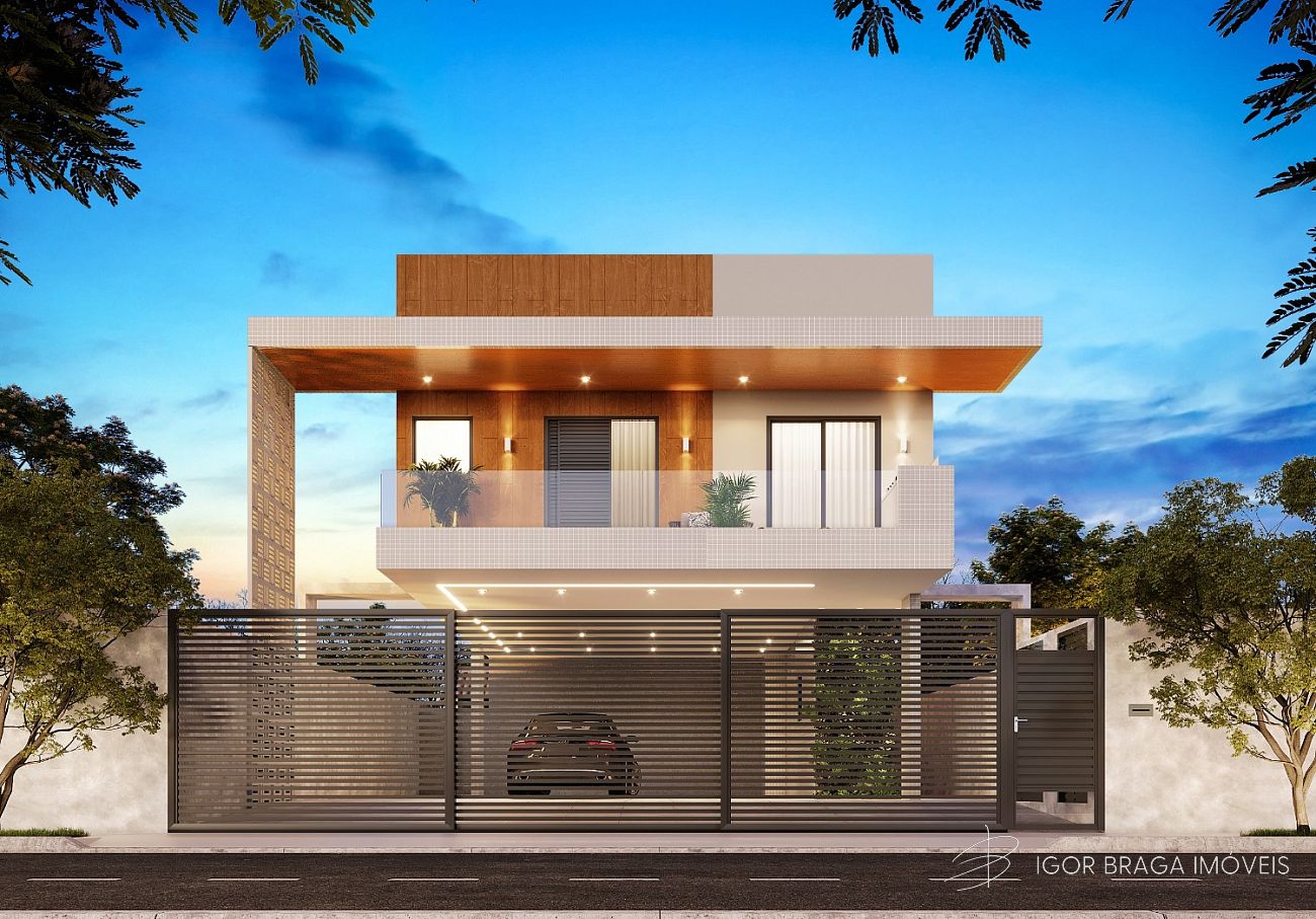 BELÍSSIMA CASA EM CONDOMÍNIO, À 400M DO MAR