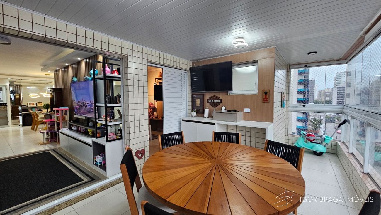 INCRÍVEL APARTAMENTO Á 280M DO MAR COM LAZER COMPLETO