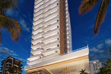 EXCELENTE APARTAMENTO, À 150M DO MAR E LAZER COMPLETO