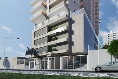 Apartamento com 2 quartos à venda, 100m², 3 banheiros, 2 garagens - Aviação - Praia Grande