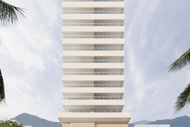 EXCELENTE APARTAMENTO EM CONSTRUÇÃO, FRENTE MAR E LAZER COMPLETO