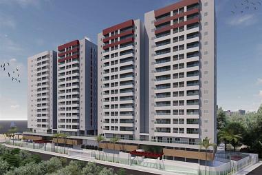 BELÍSSIMO APARTAMENTO, À 50m DO MAR E LAZER COMPLETO