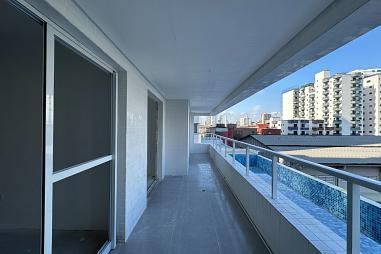 Apartamento com 3 quartos à venda, 115m², 2 banheiros, 2 garagens - Ocian - Praia Grande