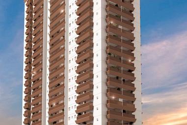 EXCELENTE APARTAMENTO, À 50M DO MAR E LAZER COMPLETO