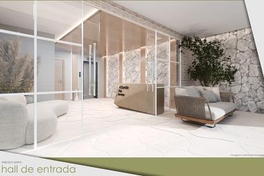Flat com 1 quarto à venda, 39m², 2 banheiros, 1 garagem - Jardim Real - Praia Grande
