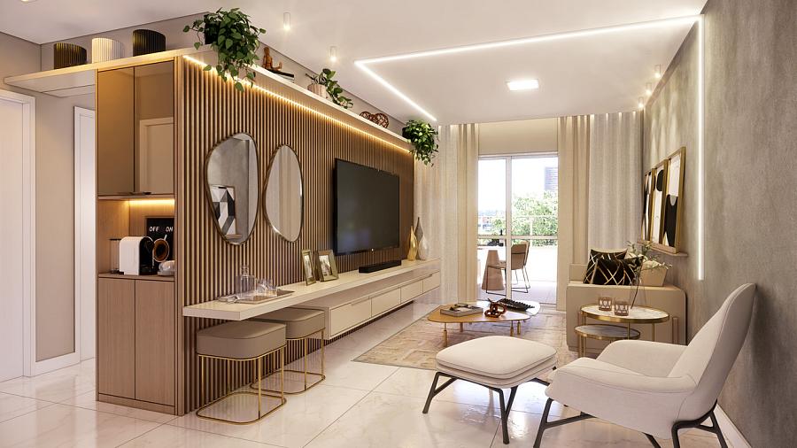 BELÍSSIMO APARTAMENTO, À 300M DO MAR E LAZER COMPLETO — foto 6