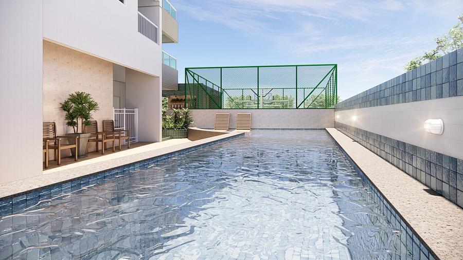 BELÍSSIMO APARTAMENTO, À 300M DO MAR E LAZER COMPLETO — foto 21