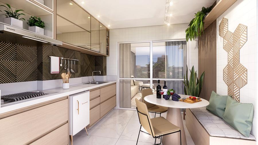 BELÍSSIMO APARTAMENTO, À 300M DO MAR E LAZER COMPLETO — foto 3