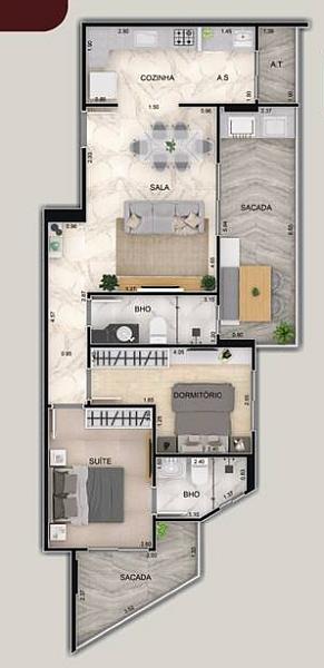 BELO APARTAMENTO, À 50M DO MAR E LAZER COMPLETO — foto 2