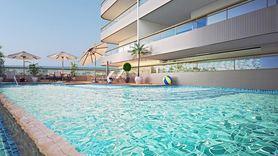 BELÍSSIMO APARTAMENTO, À 100M DO MAR E LAZER COMPLETO — foto 17