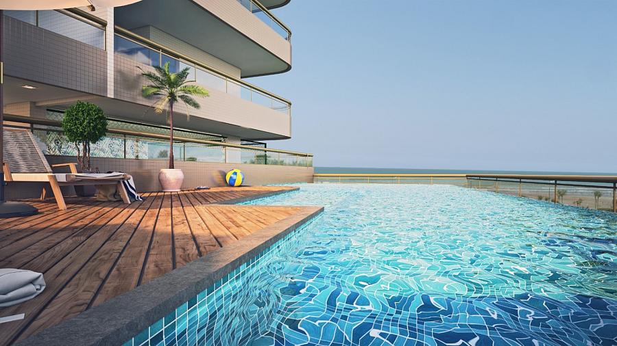 BELÍSSIMO APARTAMENTO, À 100M DO MAR E LAZER COMPLETO — foto 19