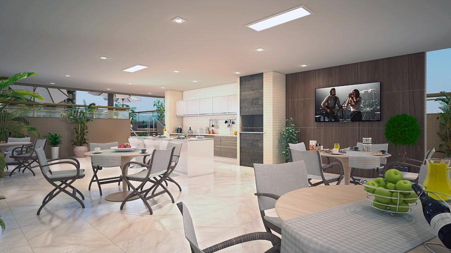 BELÍSSIMO APARTAMENTO, À 100M DO MAR E LAZER COMPLETO — foto 10