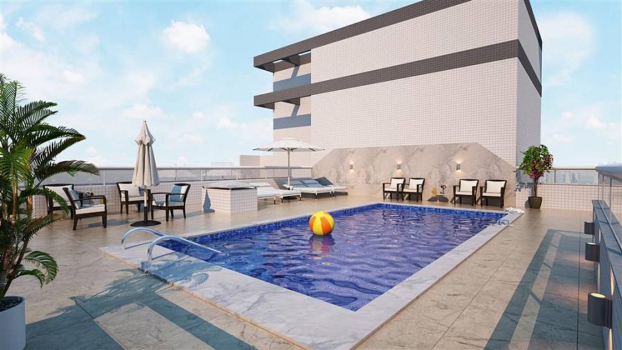 BELISSÍMO APARTAMENTO, À 150M DO MAR E LAZER COMPLETO — foto 4