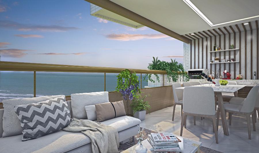 BELÍSSIMO APARTAMENTO, À 100M DO MAR E LAZER COMPLETO — foto 6