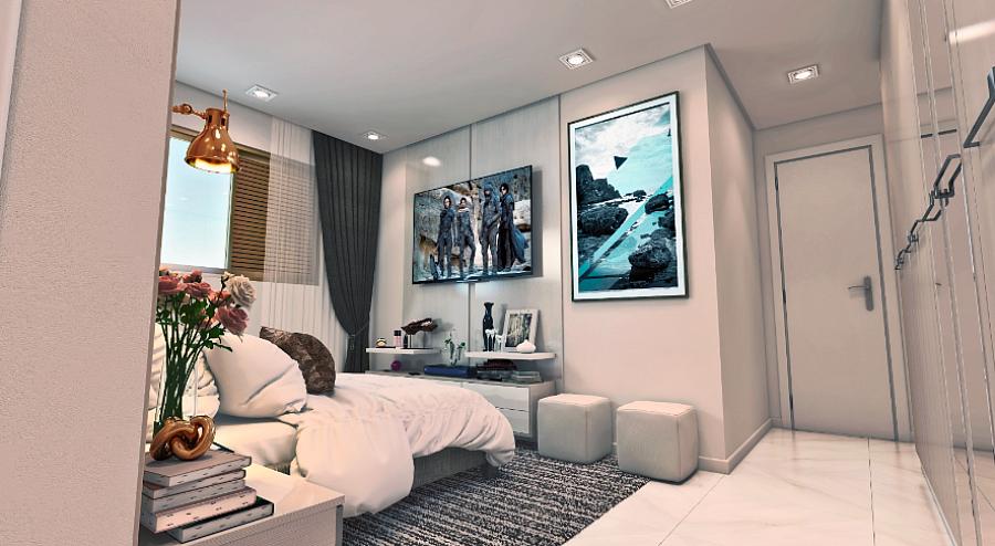 BELÍSSIMO APARTAMENTO, À 100M DO MAR E LAZER COMPLETO — foto 12