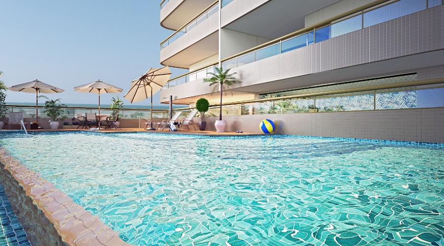 BELÍSSIMO APARTAMENTO, À 100M DO MAR E LAZER COMPLETO — foto 20