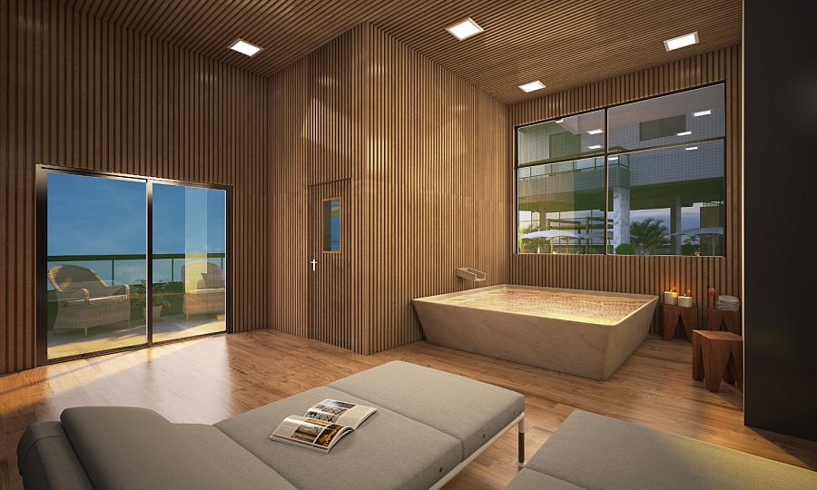 BELISSIMO APARTAMENTO, À 150M DO MAR E LAZER COMPLETO — foto 16