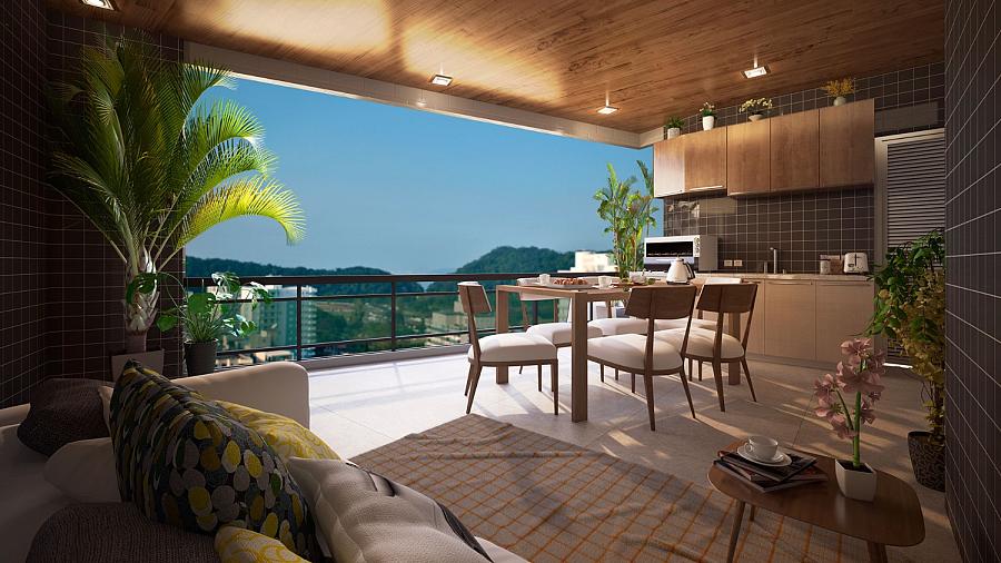 BELISSIMO APARTAMENTO, À 150M DO MAR E LAZER COMPLETO — foto 27