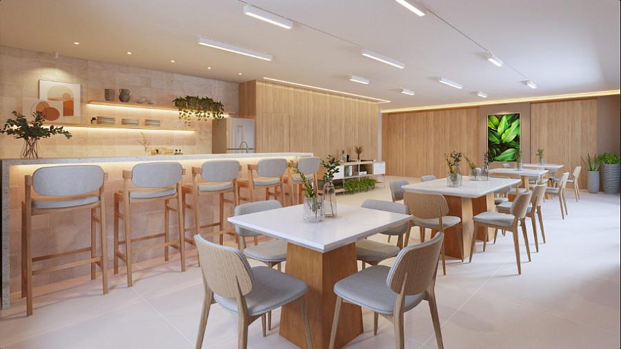 BELÍSSIMO APARTAMENTO, À 300M DO MAR E LAZER COMPLETO — foto 4