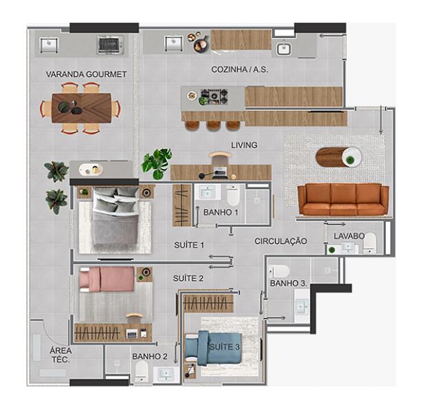 LUXUOSO LANÇAMENTO, ALTO PADRÃO E LAZER COMPLETO — foto 2