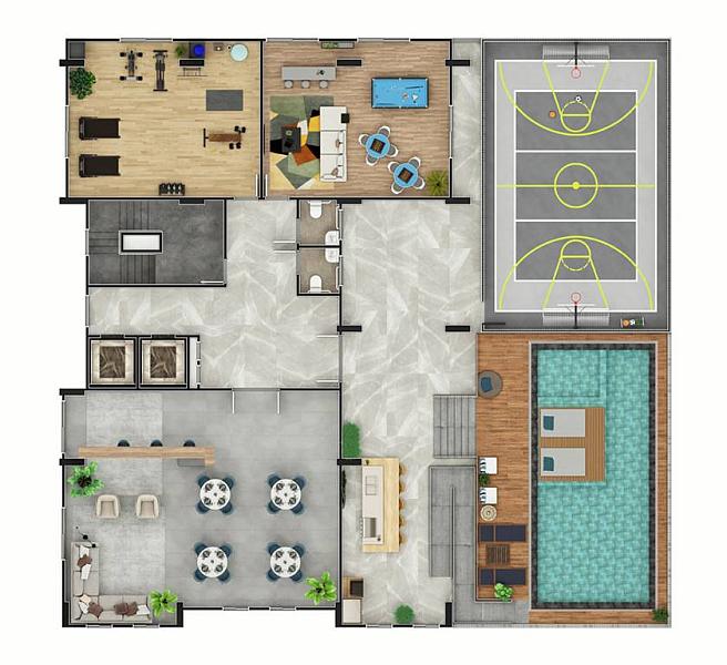 BELÍSSIMO APARTAMENTO, FINO ACABAMENTO E LAZER COMPLETO — foto 13